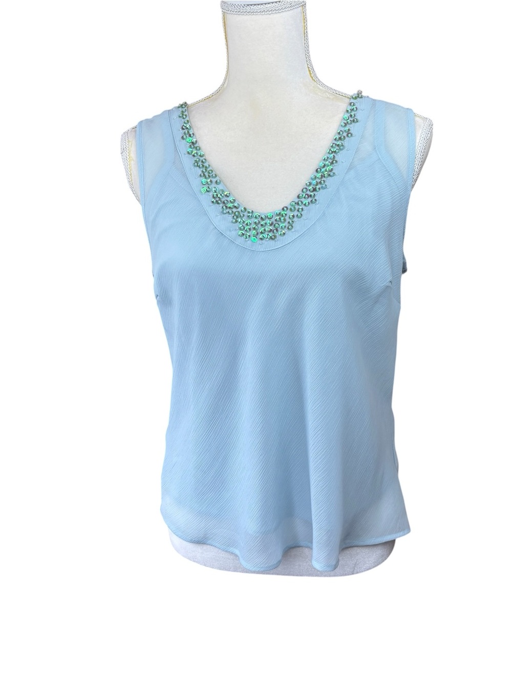 Apt. 9 sleeveless blouse, size Medium, office, fairy, dressy, party, coquette